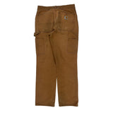 Carhartt Double Knee Carpenter Trousers - 30W 32L Brown Cotton