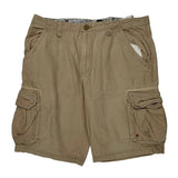 Eddie Bauer Cargo Shorts - 38W 10L Beige Cotton