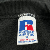 90'S Blank Made In USA Russell Athletic Sweatshirt - XL Black Cotton