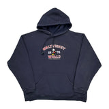 Disney Graphic Hoodie - 2XL Navy Polyester