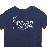 NIKE Mens Blue Rays Graphic T-Shirt M Short Sleeve Crew Neck Sportswear