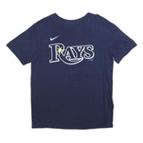 NIKE Mens Blue Rays Graphic T-Shirt M Short Sleeve Crew Neck Sportswear