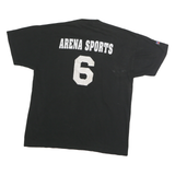 RUSSELL ATHLETIC Mens Black Astros Graphic T-Shirt M Short Sleeve Crew Neck