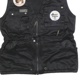 DOGGER Mens Black Agility Gilet M Polyester Blend Woven Zip Vest Outdoor