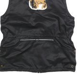 DOGGER Mens Black Agility Gilet M Polyester Blend Woven Zip Vest Outdoor