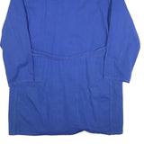 SANFOR Mens Blue Classic Cotton Button Jacket L Workwear Plain Durable