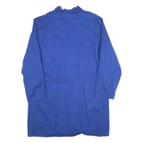 SANFOR Mens Blue Classic Cotton Button Jacket L Workwear Plain Durable