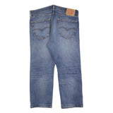 LEVI'S 505 Mens Jeans Blue Regular Straight Denim Medium W36 L25 Classic Zip Fly
