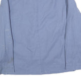 ZIMCO Mens Blue Cotton Workwear Jacket M Button Plain Functional Durable