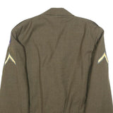 Mens US Army M-1950 Field Brown Military Wool Blend Jacket M Woven