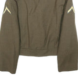 Mens US Army M-1950 Field Brown Military Wool Blend Jacket M Woven