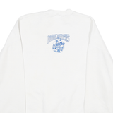 JERZEES Mens White La Habra High School Football Highlanders Crew Neck XL