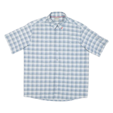 MAMMUT Womens Blue Check Shirt M Lightweight Breathable Short Sleeve Outdoor