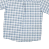 MAMMUT Womens Blue Check Shirt M Lightweight Breathable Short Sleeve Outdoor
