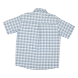 MAMMUT Womens Blue Check Shirt M Lightweight Breathable Short Sleeve Outdoor