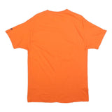 RUSSELL ATHLETIC Mens Orange Boise State Graphic T-Shirt L Short Sleeve Crew