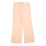 Womens Regular Fit Peach Coloured Straight Leg Trousers W32 L30 Casual Wear