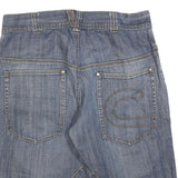 STUF Mens Shorts Blue Denim Casual L W35 Cotton Blend Comfortable Fit