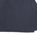 LACOSTE Mens Navy Blue Long Sleeve V-Neck Cotton Blend T-Shirt XL