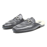 MELVIN & HAMILTON Mens Leather Black Slip On Loafers UK 9 Fur Lined Stylish
