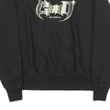 CHAMPION REVERSE WEAVE Mens Black Good California Crew Neck M Cotton Blend