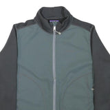 PATAGONIA Womens Grey & Black Jacket M Polyester Blend Plain Zip Outdoor Casual