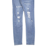 LEVI'S 512 Tapered Mens Jeans Blue Slim Tapered Denim Medium W27 L32 Distressed