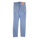 LEVI'S 512 Tapered Mens Jeans Blue Slim Tapered Denim Medium W27 L32 Distressed