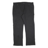 DICKIES Mens Regular Fit Black Cotton Blend Straight Leg Trousers W40 L32