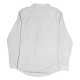 TOMMY HILFIGER Mens White Shirt XL Classic Cotton Long Sleeve Button Formal