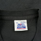 Single Stitch 90S Blank Unbranded T-Shirt - XL Black Cotton Blend