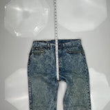 Levis 501 Jeans - 32W 31L Acid Wash Denim