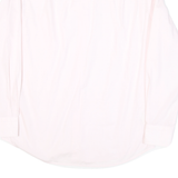 BOSS Mens Pink Plain Formal Shirt L Cotton Blend Button Collar Classic Fit