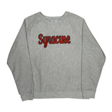 Syracuse Reverse Weave Champion College Sweatshirt - Large Gray Cotton