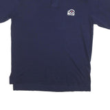 POLO SPORT RALPH LAUREN Mens Navy Blue Polo Tennis Short Sleeve Plain L Cotton