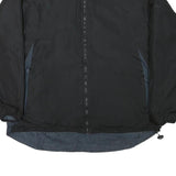 WILSON Mens Black & Grey Zip Jacket XL Polyester Blend Plain Lightweight Casual