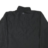 WILSON Mens Black & Grey Zip Jacket XL Polyester Blend Plain Lightweight Casual