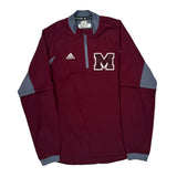 M Adidas Windbreaker - XS Burgundy Polyester