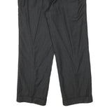 COLOMBO Mens Wool Grey Regular Fit Straight Leg Trousers W32 L28 Formal Classic