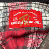 Marlboro Checked Jacket - XL Red Cotton