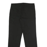 FREE PEOPLE Womens Black Regular Fit Straight Trousers W30 L29 Work Relaxed