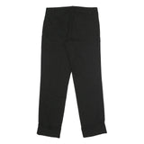 FREE PEOPLE Womens Black Regular Fit Straight Trousers W30 L29 Work Relaxed