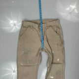 Carhartt Carpenter Trousers - 32W 29L Beige Cotton