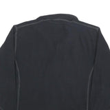COLUMBIA Mens Black Plain Pullover Crew Neck Basic Knit M Outdoor Layering