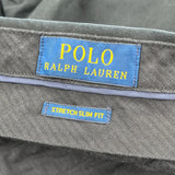 Polo By Ralph Lauren Slim Fit Trousers - 32W 30L Black Cotton