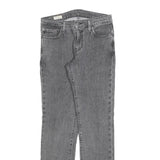 LEVI'S 511 BIG E Mens Slim Grey Denim Medium W29 L32 Stretch Cotton Blend Zip