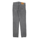 LEVI'S 511 BIG E Mens Slim Grey Denim Medium W29 L32 Stretch Cotton Blend Zip