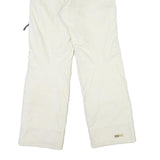 HELLY HANSEN Womens Polyester Blend White Regular Straight Trousers W25 L30