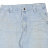 WRANGLER Mens Shorts Blue Casual M W34 Cotton Blend Carpenter Style Workwear