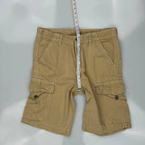 True Religion Cargo Shorts - 36W 12L Khaki Cotton
